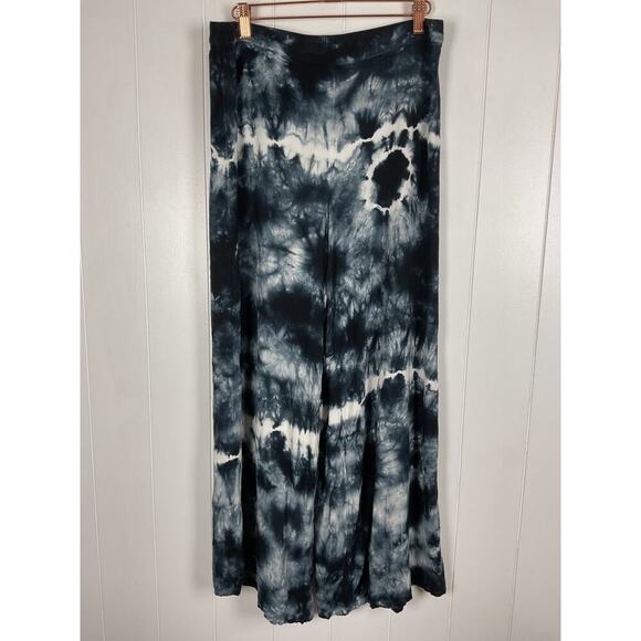 Young, Fabulous, and Broke Womens Wide Leg Elastic Waist Tie Dye Lounge Pants M - Picture 3 of 8